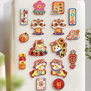 Buddha Stones Year of the Horse Refrigerator Fridge Full Magnet Back Blessings Decoration - image 15