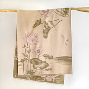 Buddha Stones Fall Lotus Koi Fish Dragonfly Pattern Cozy Scarf Shawl - AntiqueWhite - 180*65 cm - image 12