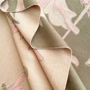 Buddha Stones Fall Lotus Koi Fish Dragonfly Pattern Cozy Scarf Shawl - image 15