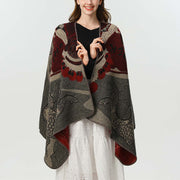 Buddha Stones Winter Koi Fish Waves Pattern Warm Cozy Scarf Shawl - image 5