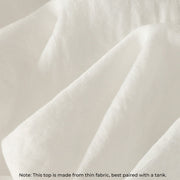 Buddha Stones White Buttons Ruffled Long Sleeve Women's Cotton Shirt - image 8