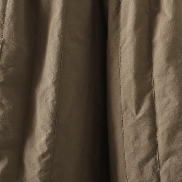 Buddha Stones Straight Lines Stripes Cotton Fleece-Lined Women's Harem Pants With Pockets - image 3