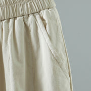 Buddha Stones Straight Lines Stripes Cotton Fleece-Lined Women's Harem Pants With Pockets - image 17