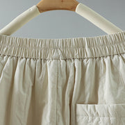 Buddha Stones Straight Lines Stripes Cotton Fleece-Lined Women's Harem Pants With Pockets - image 15