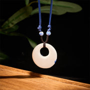 FREE Today: Enlightenment New Beginning Peony Peach Blossoms Lotus Ceramics Necklace Pendant - image 7