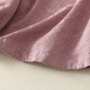 Buddha Stones Jacquard Diagonal Placket Long Sleeve Women's Cotton Linen Buttons Shirt - image 17