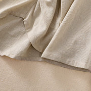 Buddha Stones Jacquard Irregular Hem Pleated Design Women's Cotton Long Sleeve Shirt - image 31