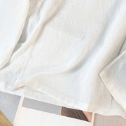 Buddha Stones Commute Jacquard Chinese Frog-Button Mandarin Collar Long Sleeve Women's Cotton Shirt - image 16