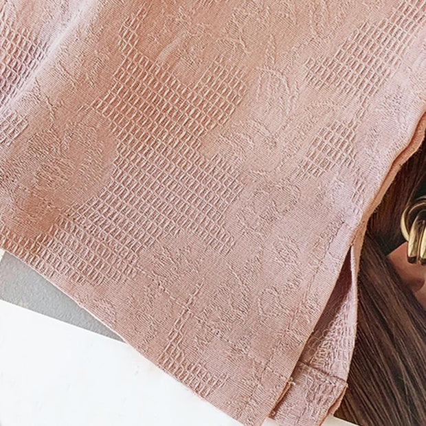 Buddha Stones Commute Jacquard Chinese Frog-Button Mandarin Collar Long Sleeve Women's Cotton Shirt - image 28