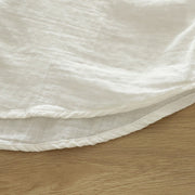 Buddha Stones Fall White Colorful Floral Embroidery Buttons Women's Cotton Long Sleeve Shirt - image 11