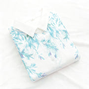 Buddha Stones Fall White Green Grass Buttons Women's Cotton Long Sleeve Shirt - image 4