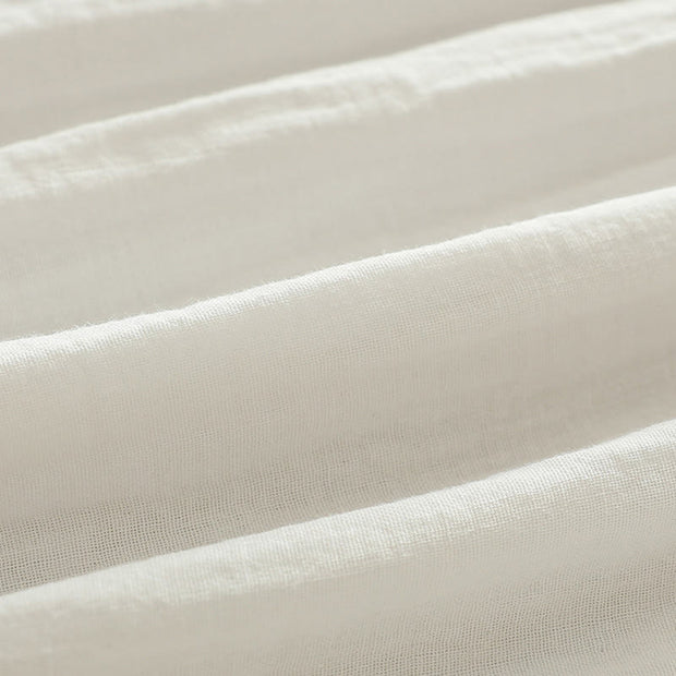 Buddha Stones Fall White Geometric Embroidery Buttons Women's Cotton Long Sleeve Shirt - image 13