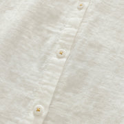 Buddha Stones Fall White Geometric Embroidery Buttons Women's Cotton Long Sleeve Shirt - image 9