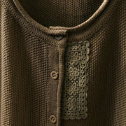 Buddha Stones Fall Floral Buttons Cotton Women's Long Sleeve Knitted Cardigan Sweater - image 8