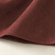 Buddha Stones Winter High Neck Warm Cotton Women's Long Sleeve Midi Dress With Pockets - image 12