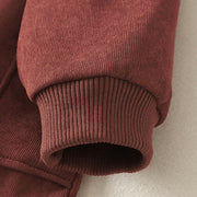 Buddha Stones Winter High Neck Warm Cotton Women's Long Sleeve Midi Dress With Pockets - image 11