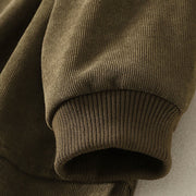 Buddha Stones Winter High Neck Warm Cotton Women's Long Sleeve Midi Dress With Pockets - image 19