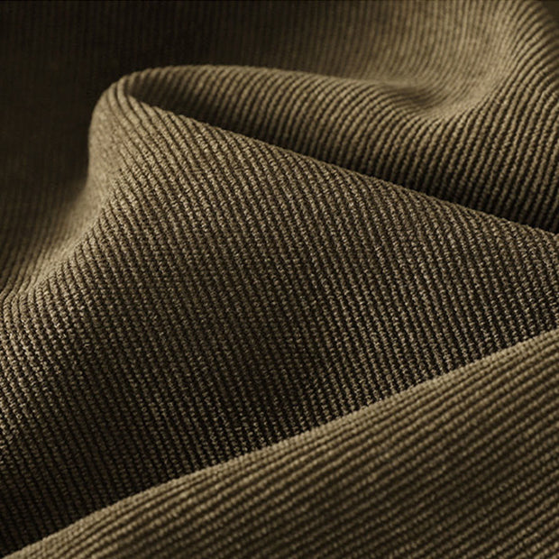 Buddha Stones Winter High Neck Warm Cotton Women's Long Sleeve Midi Dress With Pockets - image 20