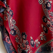 Buddha Stones Fall Cashew Flower Vines Pattern Warm Cozy Scarf Shawl - image 7