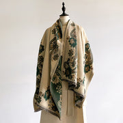 Buddha Stones Fall Cashew Flower Vines Pattern Warm Cozy Scarf Shawl - image 15