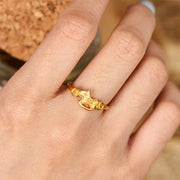 Buddha Stones Year Of The Horse Copper Coin Copper Adjustable Wealth Ring - image 4