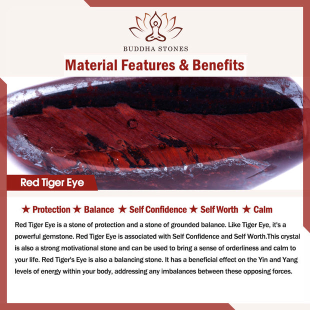 Buddha Stones Frosted Stone Lava Rock Tiger Eye Titanium Steel Calm Stimulation Leather Bracelet - image 7