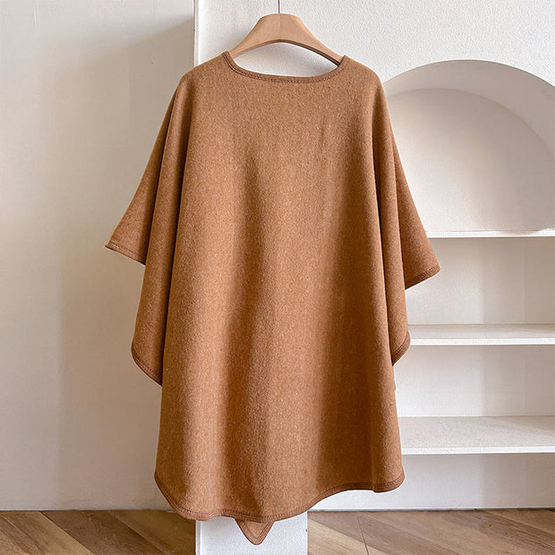 Buddha Stones Winter Solid Color Warm Cozy Split Scarf Shawl - image 5