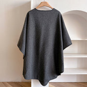 Buddha Stones Winter Solid Color Warm Cozy Split Scarf Shawl - image 19