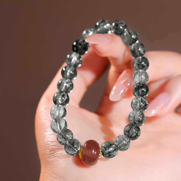 FREE Today: Positive and Lucky Green Phantom Red Agate Bracelet - image 4