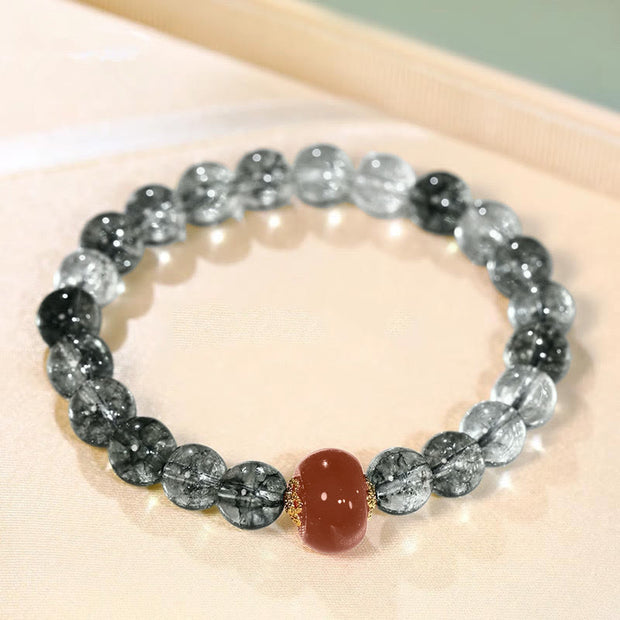 FREE Today: Positive and Lucky Green Phantom Red Agate Bracelet - image 2