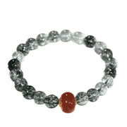 Buddha Stones Green Phantom Red Agate Positive Bracelet - image 7