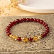 Buddha Stones Red Agate Citrine Confidence Pleasure Bracelet - image 2