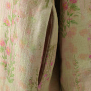 Buddha Stones Winter Lace Patchwork Long Sleeve Cotton Women's Thermal Jacket With Pockets - image 11