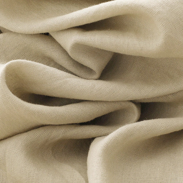 Buddha Stones Fall Commute Plain Buttons Design Long Sleeve Cotton Midi Dress With Pockets - image 14