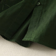 Buddha Stones Embroiderd Flower Vine Pattern Long Sleeve Women's Lapel Shirt - image 5