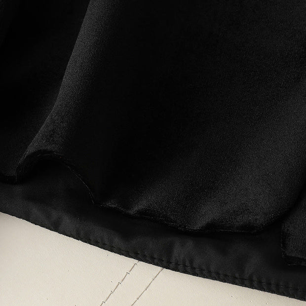 Buddha Stones Hanging Flower Design Women's Long Sleeve Thickened Jacket With Pockets - image 14