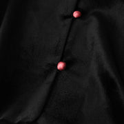 Buddha Stones Hanging Flower Design Women's Long Sleeve Thickened Jacket With Pockets - image 7