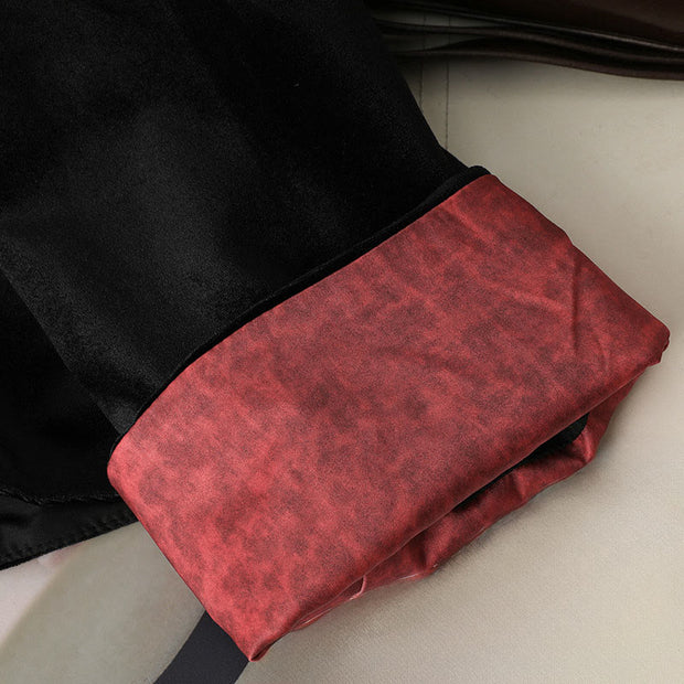 Buddha Stones Hanging Flower Design Women's Long Sleeve Thickened Jacket With Pockets - image 3