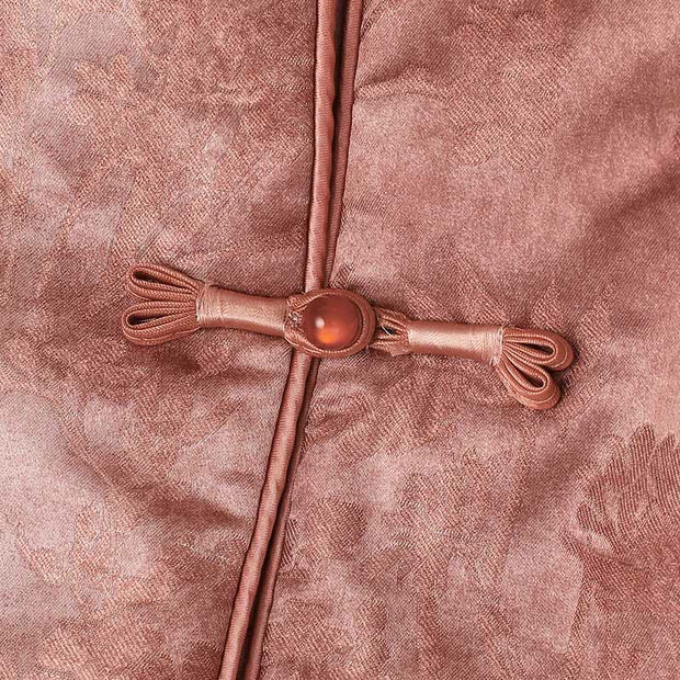 Buddha Stones Frog-Button Traditional Chinese Patterns Women's Long Sleeve Thickened Jacket  - image 23