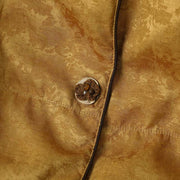 Buddha Stones Frog-button Dark Pattern Jacquard Women's Long Sleeve Thickened Jacket With Pockets - image 6