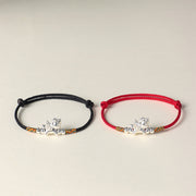 Buddha Stones 925 Sterling Silver Year Of The Horse Prosperity String Bracelet - image 10