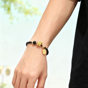 Buddha Stones 999 Sterling Silver Year Of The Horse Peaceful And Rich Success String Bracelet - image 9