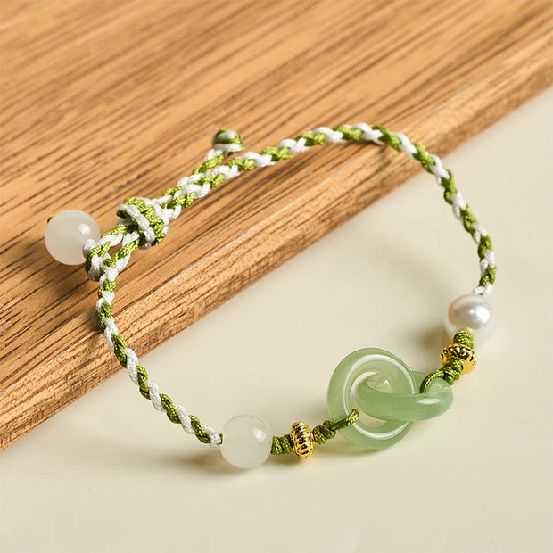 Buddha Stones Braided Rope Peace Buckle Love Calm Bracelet - image 6