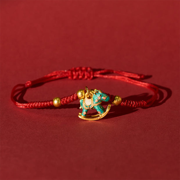 FREE Today: Protection and Lucky Year Of The Horse Beads Red String Adjustable Braided Bracelet - image 2