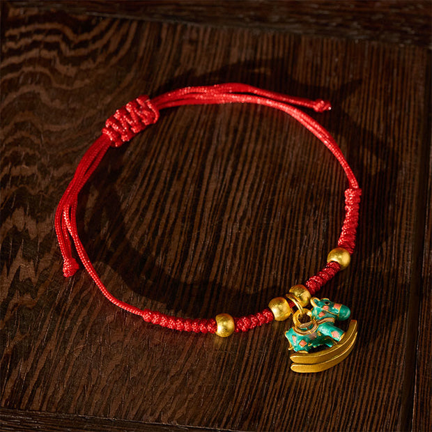 FREE Today: Protection and Lucky Year Of The Horse Beads Red String Adjustable Braided Bracelet - image 1