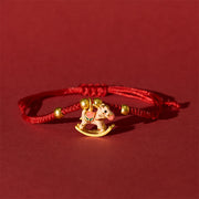 Buddha Stones Year Of The Horse Lucky Beads Red String Protection Adjustable Braided Bracelet - image 7