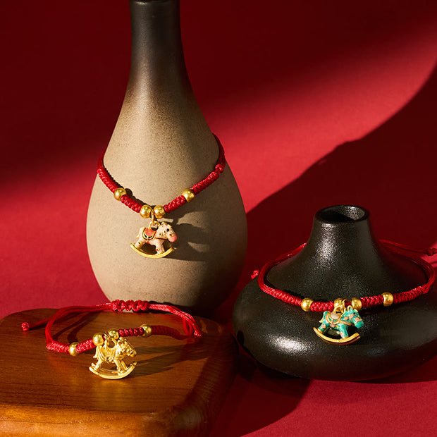 FREE Today: Protection and Lucky Year Of The Horse Beads Red String Adjustable Braided Bracelet - image 13