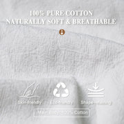 Buddha Stones Cotton Softly Colored Leaf Striped Pattern Women's Elastic Waist Harem Pants - image 3