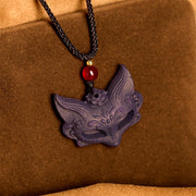 FREE Today: Fortune and Wealth Fox Mask Butterfly Taotie Peace Buckle Necklace Pendant - image 4