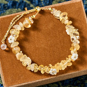 FREE Today: Spiritual and Positive Irregular Crystal Flower Design Amethyst White Crystal Bracelet - Citrine(Wrist Circumference: 15-19cm) - image 25